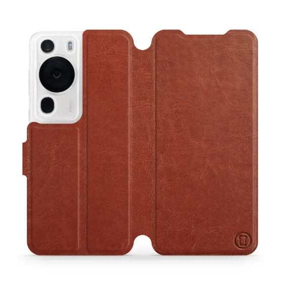 Phone Case Huawei P60 Pro - Design Brown&Orange