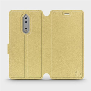 Phone Case Nokia 8 - Design Gold&Gray