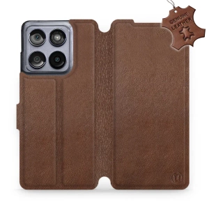 Phone Case Motorola Edge 60 Fusion - Design Brown Leather
