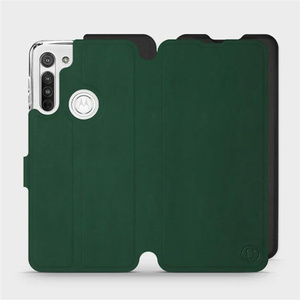 Phone Case Motorola Moto G8 - Design Green with Black
