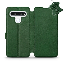 Phone Case LG K61 - Design Green Leather