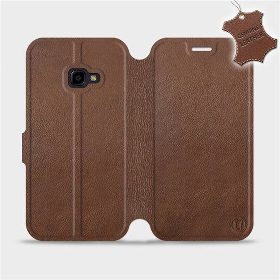 Phone Case Samsung Galaxy Xcover 4 - Design Brown Leather