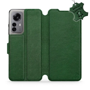 Phone Case Xiaomi 12X - Design Green Leather