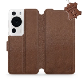 Hülle für Huawei P60 Pro - Farbe Brown Leather
