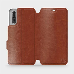 Etui do Huawei P20 Pro - wzór Brown&Gray
