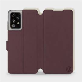 Phone Case Samsung Galaxy A52S 5G - Design Burgundy with Platinum