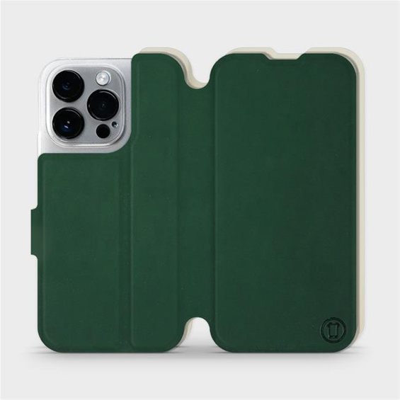 Phone Case Apple iPhone 14 Pro - Design Green with Platinum