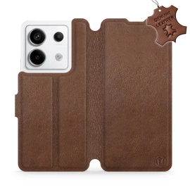 Hülle für Xiaomi Redmi Note 13 PRO - Farbe Brown Leather