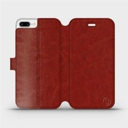 Phone Case Apple iPhone 8 Plus - Design Brown&Orange