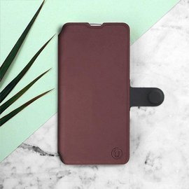 Phone Case Samsung Galaxy A30s - Design Burgundy with Black