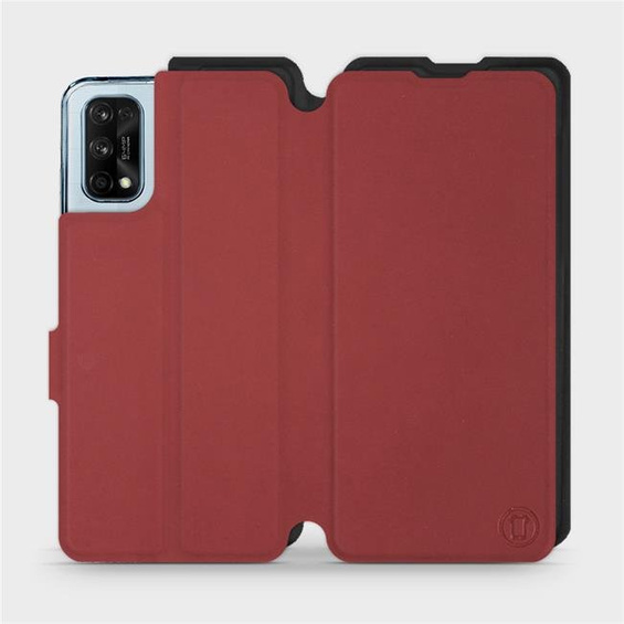 Etui Soft Touch do Realme 7 Pro - wzór Zachodząca czerwień z czernią