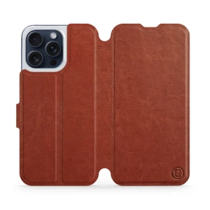 Phone Case Apple iPhone 15 Pro Max - Design Brown&Orange