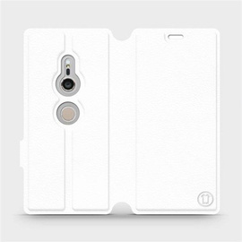 Phone Case Sony Xperia XZ2 - Design White&Orange