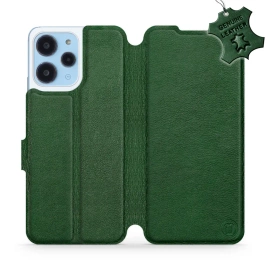 Phone Case Xiaomi Redmi 12 - Design Green Leather