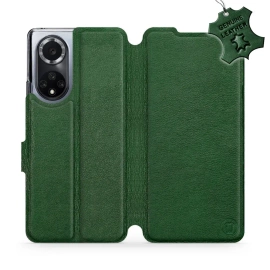 Phone Case Huawei Nova 9 - Design Green Leather