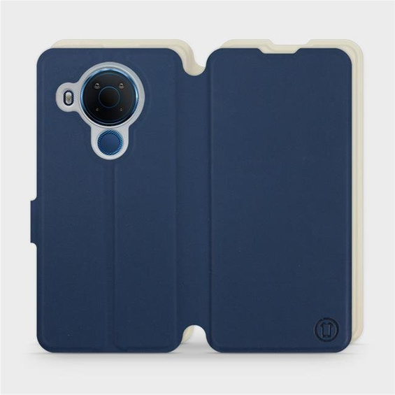 Phone Case Nokia 5.4 - Design Navy with Platinum