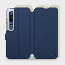 Hülle für Xiaomi Mi 10 - Farbe Marineblau mit Platin