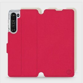 Phone Case Motorola Edge - Design Red with Platinum