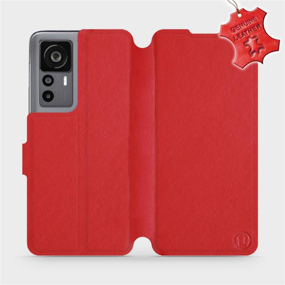 Phone Case Xiaomi 12T Pro - Design Red Leather