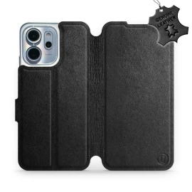 Phone Case OPPO Reno 14 FS 5G - Design Black Leather