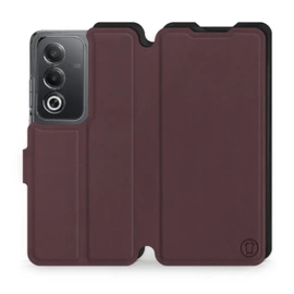 Phone Case OPPO A80 5G - Design Burgundy with Black