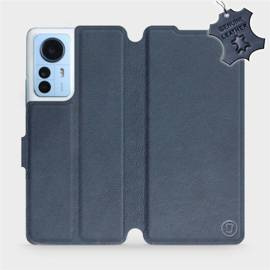 Phone Case Xiaomi 12 Pro - Design Blue Leather