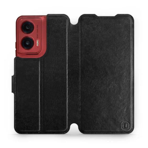 Phone Case Motorola Moto G35 5G - Design Black&Orange