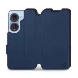 Etui Soft Touch do Asus Zenfone 10 - wzór Głęboki granat z czernią