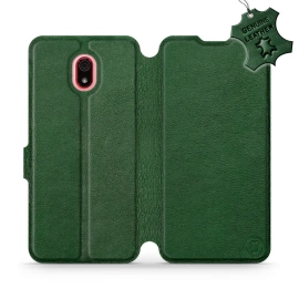 Phone Case Xiaomi Redmi 8A - Design Green Leather
