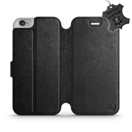 Phone Case Apple iPhone 6s - Design Black Leather