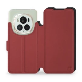 Phone Case Huawei Honor Magic6 Pro - Design Dark Red with Black