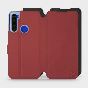 Etui Soft Touch do Xiaomi Redmi Note 8T - wzór Zachodząca czerwień z czernią