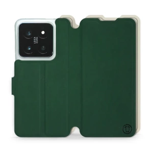 Hülle für Xiaomi 14 Pro - Farbe Grün mit Platin