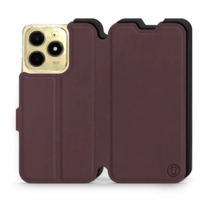 Phone Case Realme C61 - Design Burgundy with Black