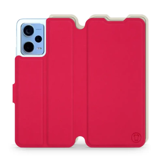 Phone Case Xiaomi Redmi Note 12 5G - Design Red with Platinum