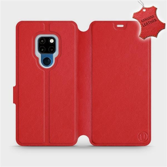 Phone Case Huawei Mate 20 - Design Red Leather