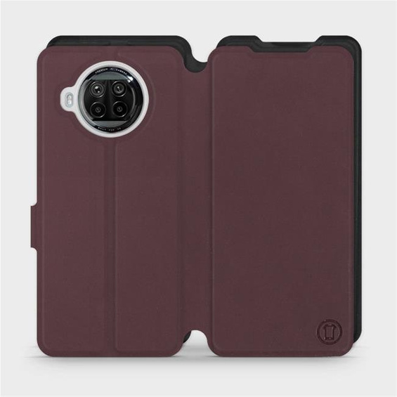Etui Soft Touch do Xiaomi MI 10T Lite - wzór Matowy burgund z czernią