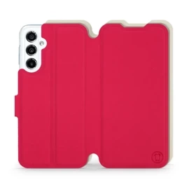 Phone Case Samsung Galaxy M34 5G - Design Red with Platinum