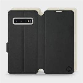 Phone Case Samsung Galaxy S10 - Design Black with Platinum