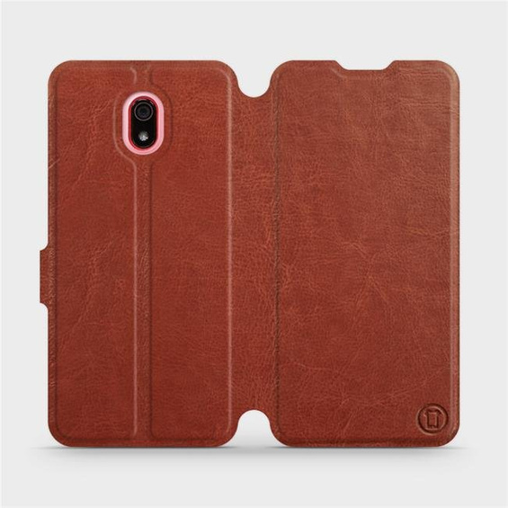 Phone Case Xiaomi Redmi 8A - Design Brown&Orange