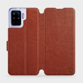 Phone Case OPPO Reno 5 Lite - Design Brown&Gray