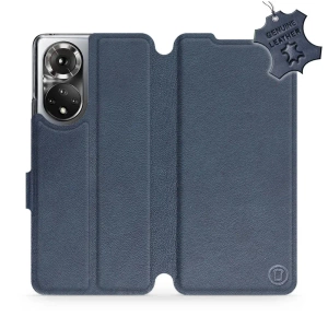 Phone Case Huawei Honor 50 - Design Blue Leather