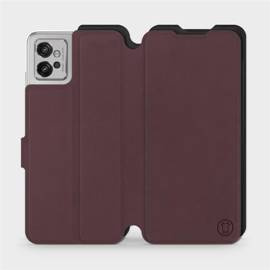 Phone Case Motorola Moto G32 - Design Burgundy with Black