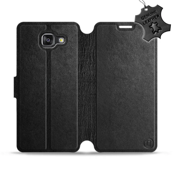 Hülle für Samsung Galaxy A5 2016 - Farbe Black Leather