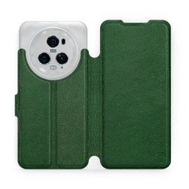 Hülle für Huawei Honor Magic5 Pro 5G - Farbe Green Leather