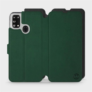 Phone Case Samsung Galaxy M31 - Design Green with Black