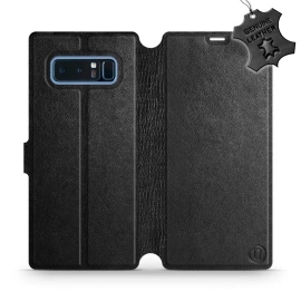 Phone Case Samsung Galaxy Note 8 - Design Black Leather