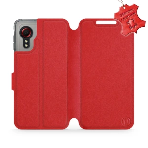 Phone Case Samsung Galaxy Xcover 5 - Design Red Leather