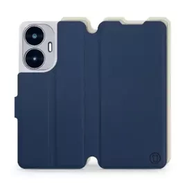 Phone Case Realme C55 - Design Navy with Platinum
