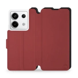 Phone Case Xiaomi Redmi Note 13 PRO - Design Dark Red with Black
